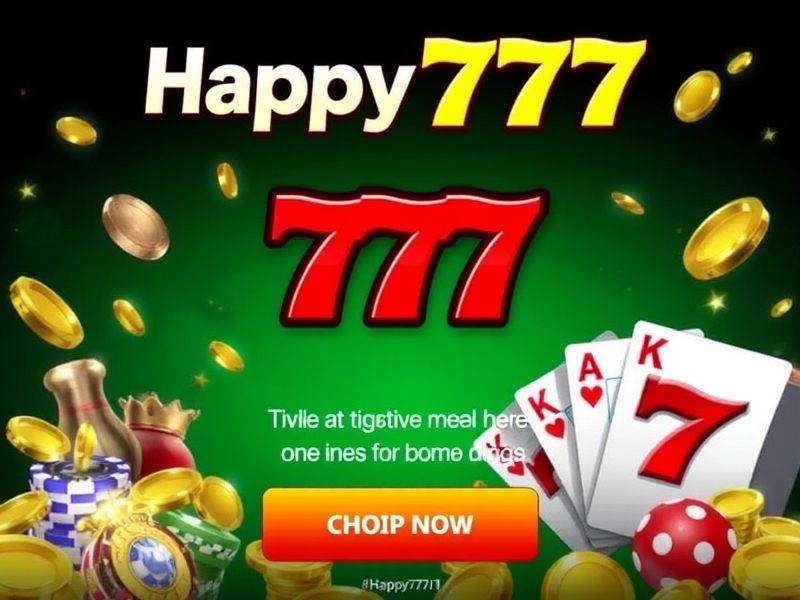 Welcome to Happy777, your trusted online gambling destination for real money slots, poker, and more. Explore exclusive promotions, expert guides, and secure gameplay on happy777.com.